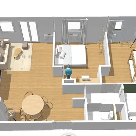 Apartment Zenitude-t3-terrasse-parking